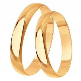 Золотое обручальное кольцо 3 мм Karatov Т200013933 Т200013933 фото
