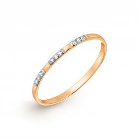 Золотое кольцо Karatov Т246017638 с бриллиантом Т246017638 фото