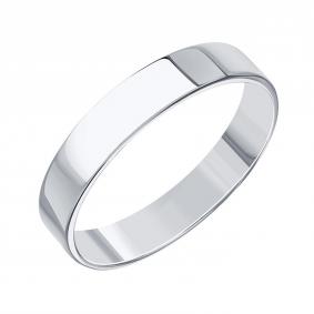 Обручальное кольцо из белого золота 4 мм Karatov Т300011469 Т300011469 фото