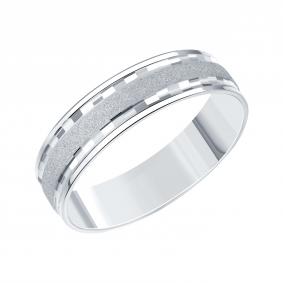 Обручальное кольцо из белого золота Karatov Т30061Б528 Т30061Б528 фото