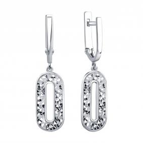 Серьги из белого золота Karatov Т30062Е350 Т30062Е350 фото