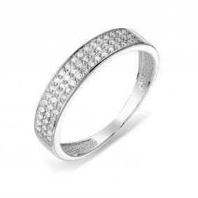 Кольцо из белого золота Karatov Т301015993 с бриллиантом Т301015993 фото