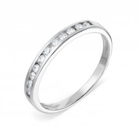 Кольцо из белого золота Karatov Т301016614 с бриллиантом Т301016614 фото