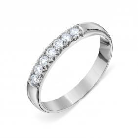 Кольцо из белого золота Karatov Т30101Б137 с бриллиантом Т30101Б137 фото