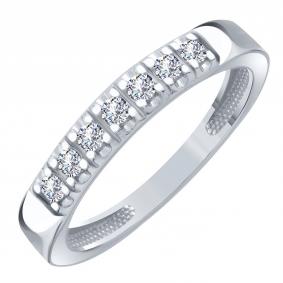 Кольцо из белого золота Karatov Т30101Д762 с бриллиантом Т30101Д762 фото