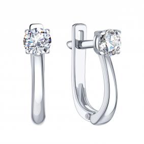 Серьги из белого золота Karatov Т30102В936 Т30102В936 фото