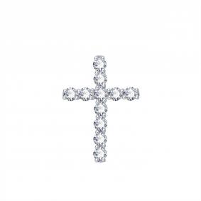 Подвеска из белого золота Karatov Т301036068 с бриллиантом Т301036068 фото