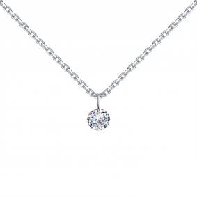 Колье из белого золота Karatov Т301112081 с бриллиантом Т301112081 фото