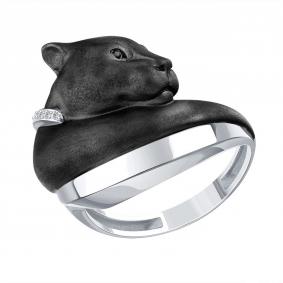 Кольцо из белого золота Karatov Т30151Б916 с бриллиантом Т30151Б916 фото