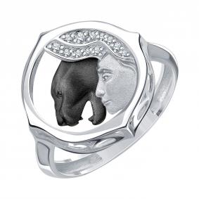 Кольцо из белого золота Karatov Т30151Д810 с бриллиантом Т30151Д810 фото