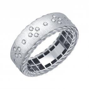 Кольцо из белого золота Karatov Т30161Д152 с бриллиантом Т30161Д152 фото