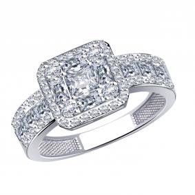 Кольцо из белого золота Karatov Т30201Д917-К с фианитом Т30201Д917-К фото