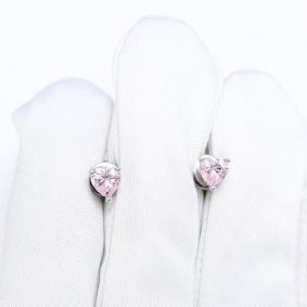 Серьги из белого золота Karatov Т30202Е225-02-К с фианитом Т30202Е225-02-К фото