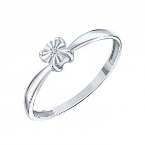 Кольцо из белого золота Karatov Т30561Б507 с бриллиантом Т30561Б507 фото