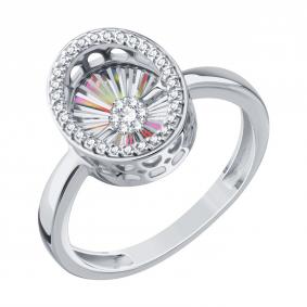 Кольцо из белого золота Karatov с танцующим бриллиантом Т30561Д664 Т30561Д664 фото