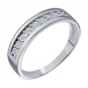 Кольцо из белого золота Karatov Т30561Д750 с бриллиантом Т30561Д750 фото