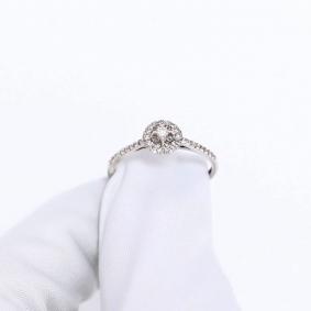 Кольцо из белого золота Karatov Т30561И017-К с бриллиантом Т30561И017-К фото