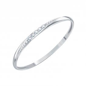 Кольцо из белого золота Karatov Т30601Б482 с бриллиантом Т30601Б482 фото