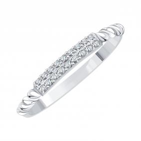 Кольцо из белого золота Karatov Т30701Д823 с фианитом Т30701Д823 фото