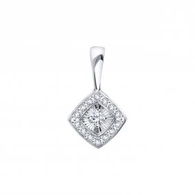 Подвеска из белого золота Karatov Т307635754 с фианитом Т307635754 фото