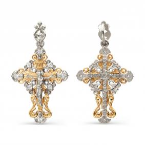 Подвеска из белого золота Karatov Т31206356 с фианитом Т31206356 фото