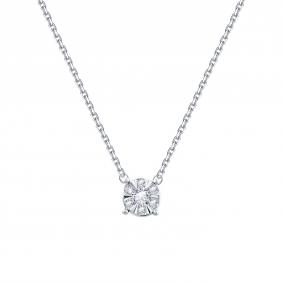 Колье из белого золота Karatov Т331112189 с бриллиантом Т331112189 фото