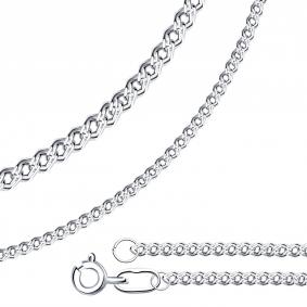 Цепь плетение Нонна из белого золота Ювелир Трейд Т3802040 Т3802040 фото