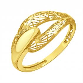 Кольцо из лимонного золота Karatov Т90001Б594 Т90001Б594 фото