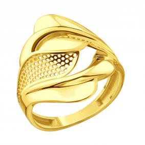 Кольцо из лимонного золота Karatov Т90001Д106 Т90001Д106 фото