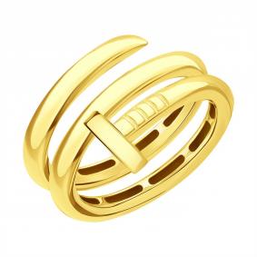 Кольцо из лимонного золота Karatov Т90001Д799 Т90001Д799 фото