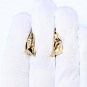 Серьги из лимонного золота Karatov Т90002В026 Т90002В026 фото