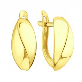 Серьги из лимонного золота Karatov Т90002В767 Т90002В767 фото