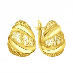Серьги из лимонного золота Karatov Т90002В871 Т90002В871 фото