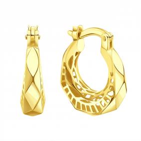 Серьги из лимонного золота Karatov Т90002Г261 Т90002Г261 фото