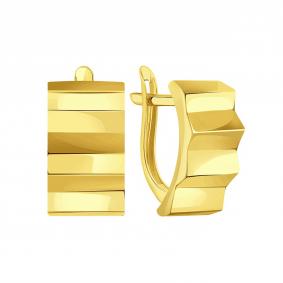 Серьги из лимонного золота Karatov Т90002Г477 Т90002Г477 фото