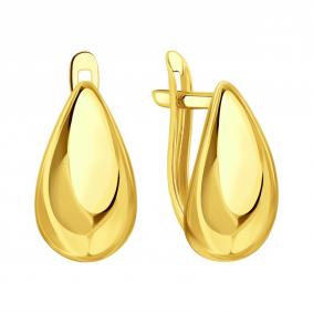 Серьги из лимонного золота Karatov Т90002Г746 Т90002Г746 фото