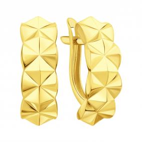 Серьги из лимонного золота Karatov Т90002Е135 Т90002Е135 фото