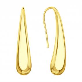 Серьги из лимонного золота Karatov Т90002Е333 Т90002Е333 фото