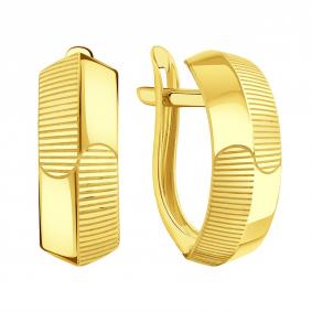 Серьги из лимонного золота Karatov Т90002Е402 Т90002Е402 фото