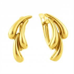 Серьги из лимонного золота Karatov Т90002Е689 Т90002Е689 фото