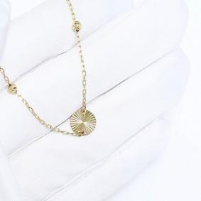 Колье из лимонного золота Karatov Т900112231 Т900112231 фото