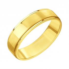 Обручальное кольцо из лимонного золота 5 мм Karatov Т90031Д197 Т90031Д197 фото