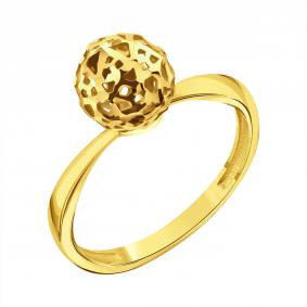 Кольцо из лимонного золота Karatov Т90061Д354 Т90061Д354 фото