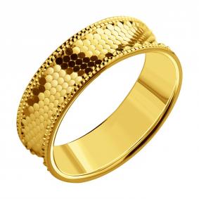 Кольцо из лимонного золота Karatov Т90061Д432 Т90061Д432 фото