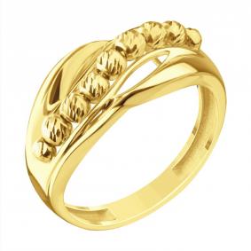 Кольцо из лимонного золота Karatov Т90061Д522 Т90061Д522 фото