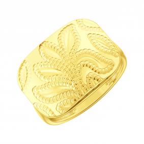 Кольцо из лимонного золота Karatov Т90061Д812 Т90061Д812 фото
