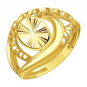 Кольцо из лимонного золота Karatov Т90061Д850 Т90061Д850 фото