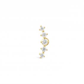 Из лимонного золота Karatov Т902077186 с фианитом Т902077186 фото