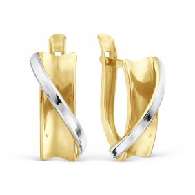 Серьги из лимонного золота Karatov Т930028609 Т930028609 фото