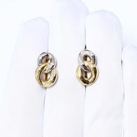 Серьги из лимонного золота Karatov Т94002В419 Т94002В419 фото